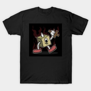 Boxman Cartoon Box Demon T-Shirt